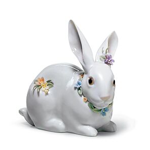 Attentive Bunny Figurine - Lladro-USA