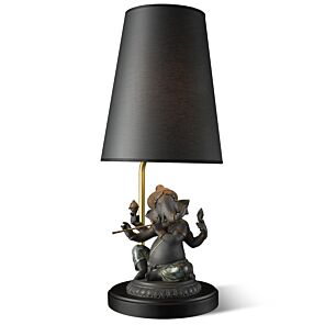 Bansuri Ganesha (black) - Lamp (UK)