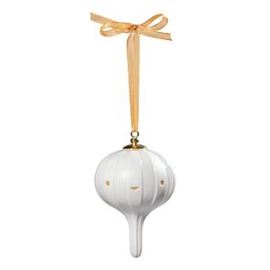 Adorno de Navidad 3 by Friends with you. Lustre oro y blanco