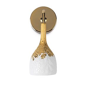 Naturofantastic. Wall Sconce. White and Gold. (US)