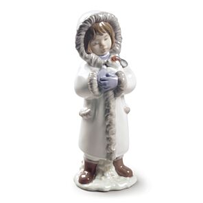 Winter Friends Girl Figurine