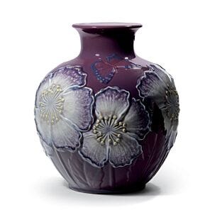 Poppy Flowers Vase. Limited Edition