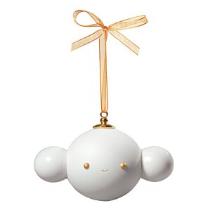 Christmas Ornament 5 by Friends with You. Golden Lustre and White