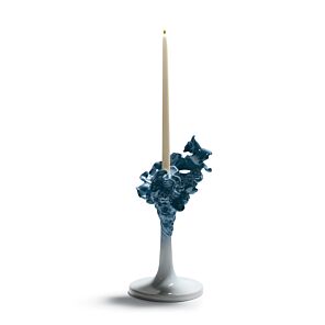 Candelabro sencillo Naturofantastic. Azul