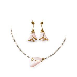 Heliconia Pink 2 Pieces Set