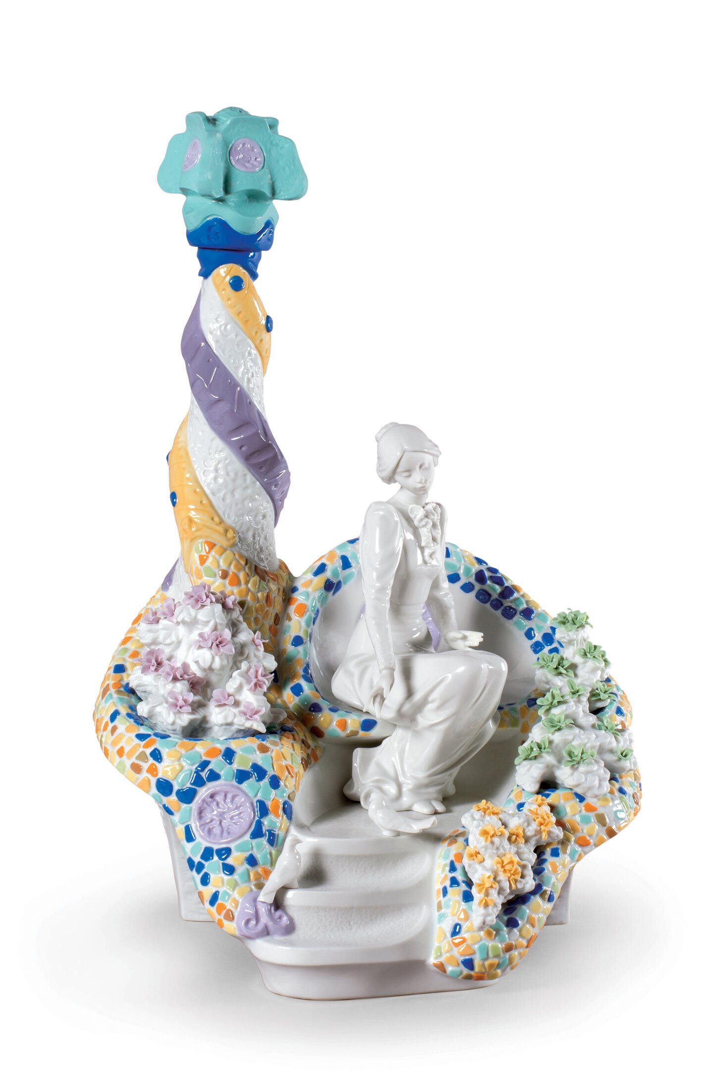 Gaudi lady Woman Figurine. Limited Edition