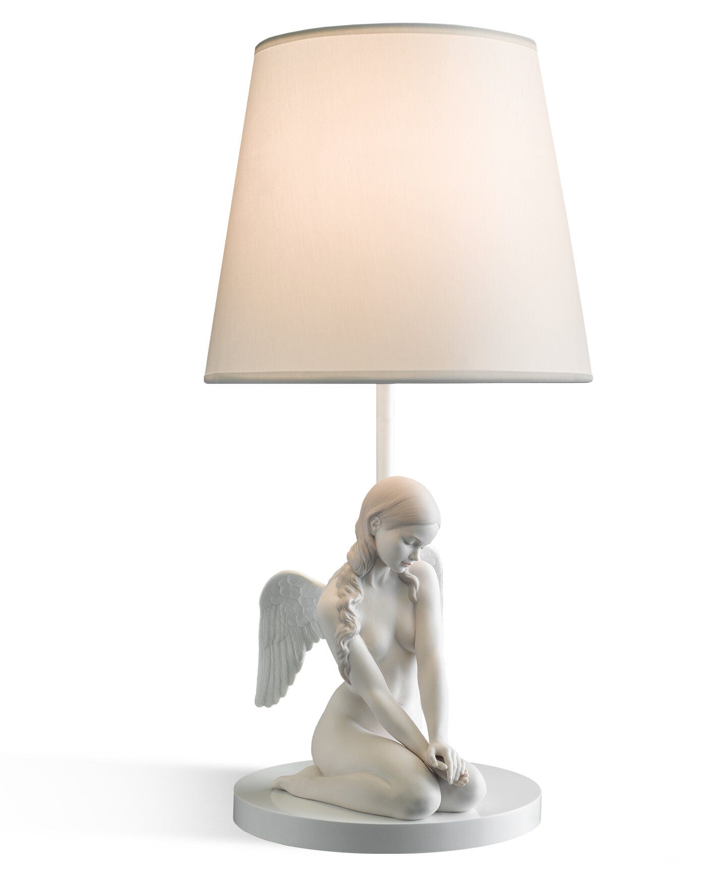 Aggregaat Schaken verkoper Beautiful Angel Table Lamp (CE) - Lladro-Europe