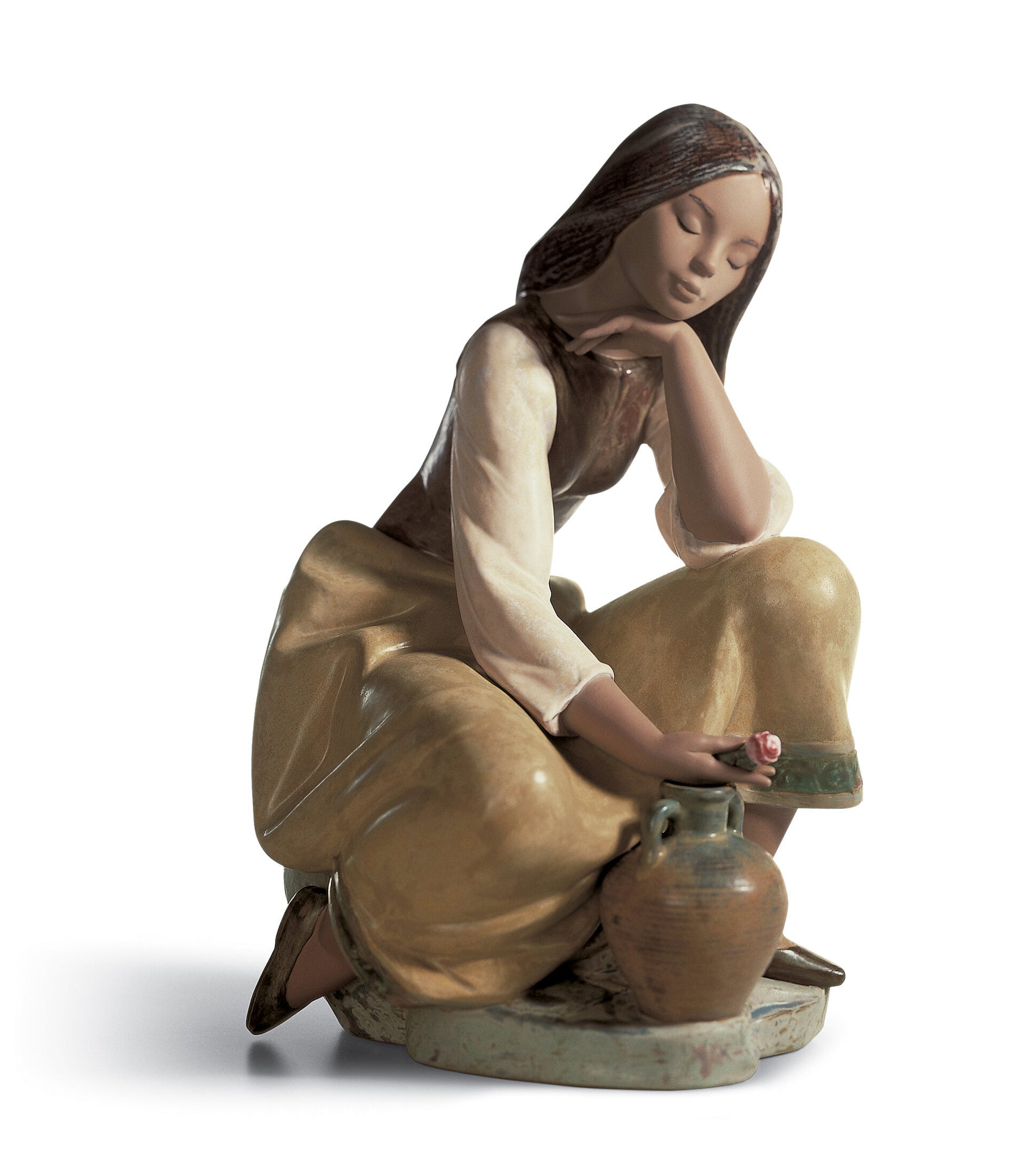 Classic Water Carrier Woman Figurine - Lladro-USA