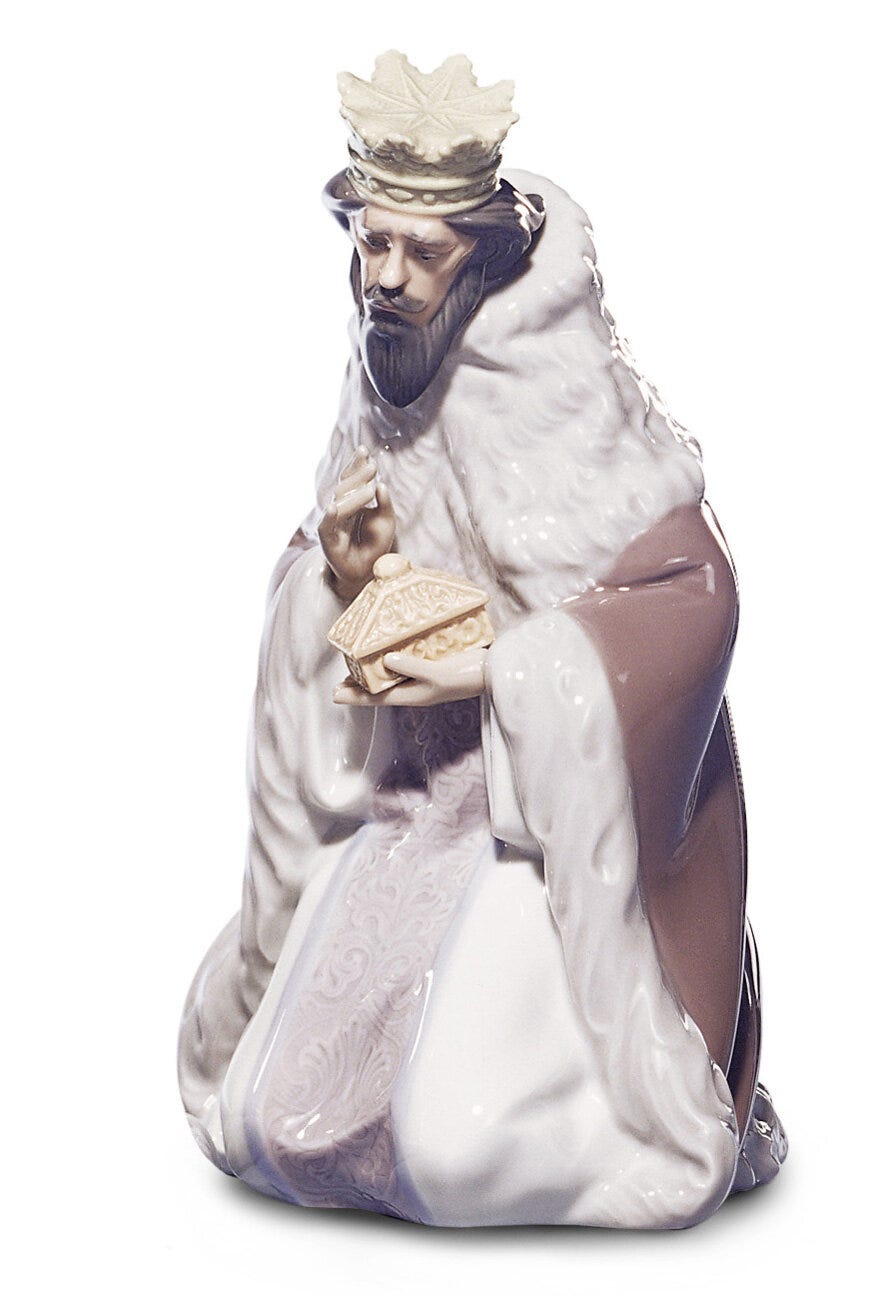 King Gaspar Nativity Figurine-II - Lladro-USA