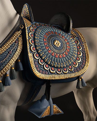 Details of sculpture Arabian Horse