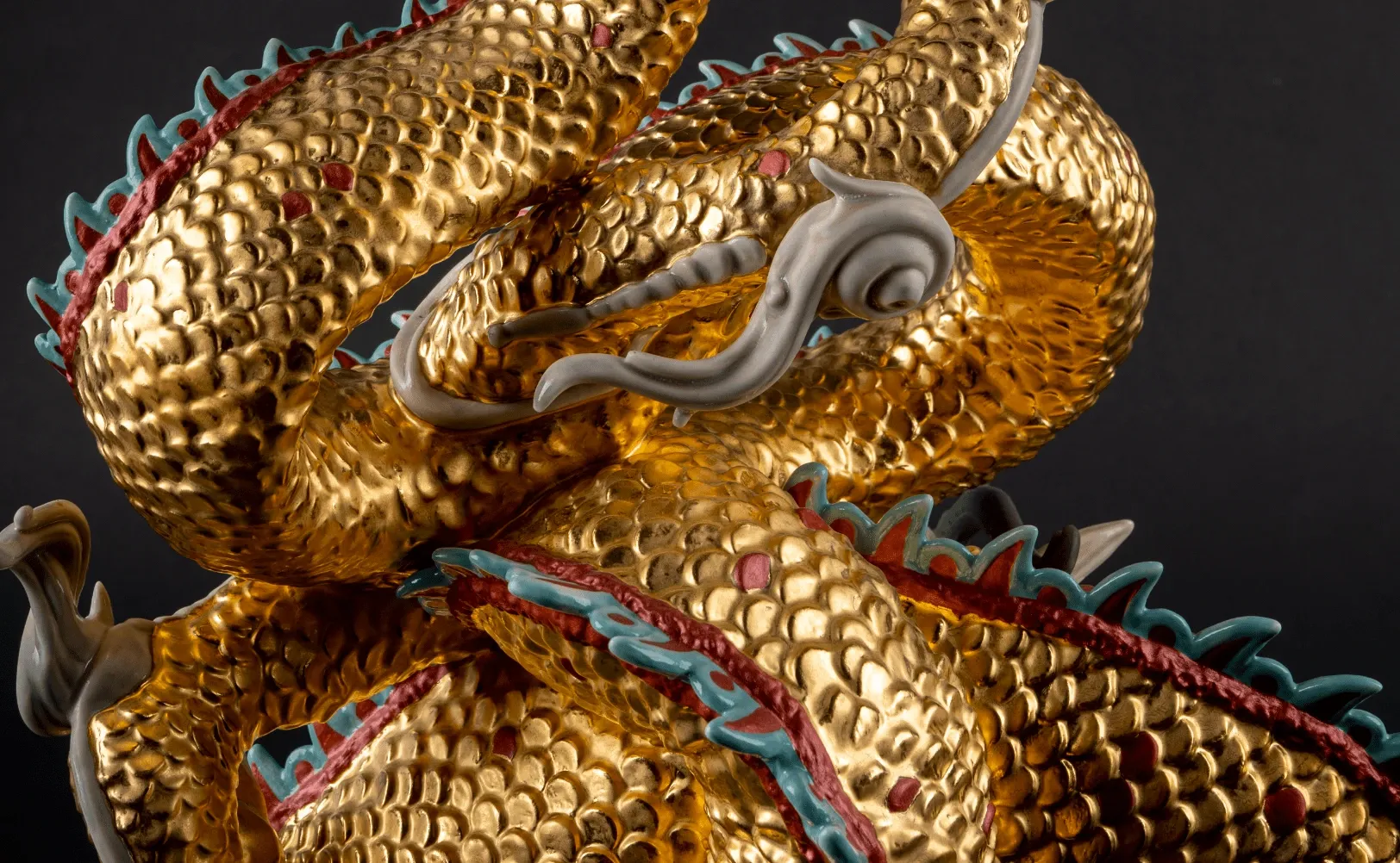 Details of the Protector Dragon sculpture