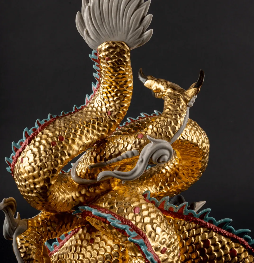 Details of the Protector Dragon sculpture