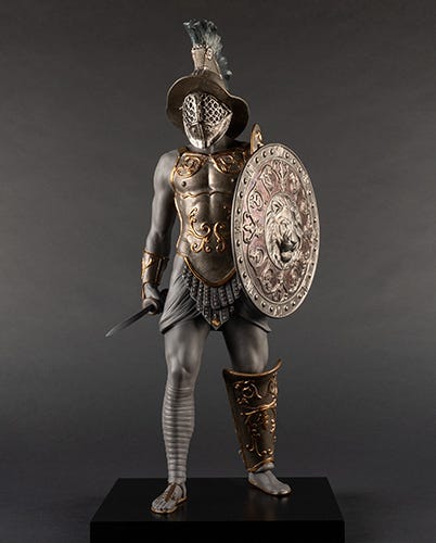 Dettagli della Scultura del Gladiatore