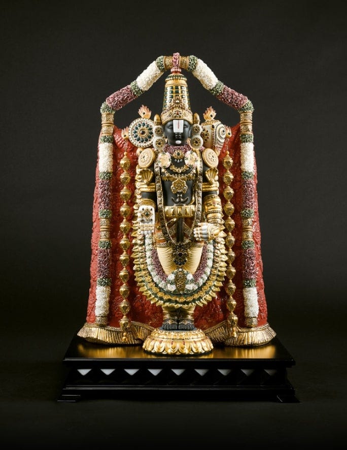 Lord Balaji sculpture